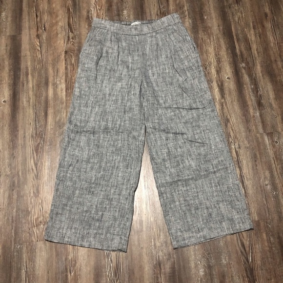 Rachel Comey Pants Women's 8 High Rise Wide Leg Linen Blend Cropped Target Colla - Picture 1 of 7